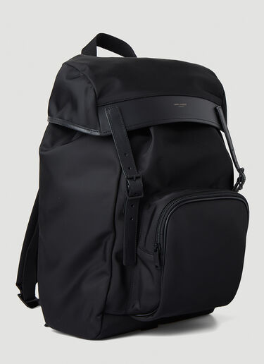 Mint Authentic SAINT LAURENT Paris city backpack black made in Italy #4888D