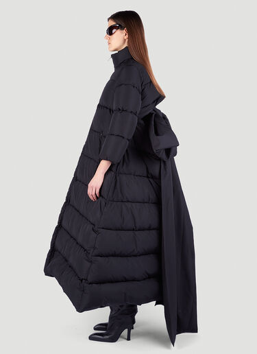 Balenciaga Maxi Bow Puffer Coat Black bal0249104