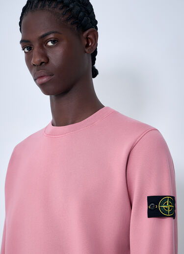 Stone Island Logo Patch Sweatshirt Green sto0164083