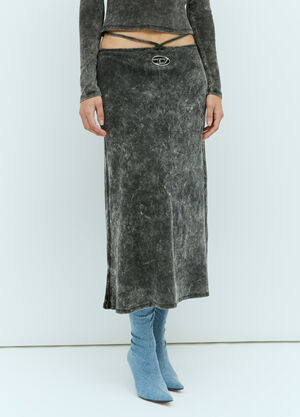Diesel O-Rossi Midi Skirt Grey dsl0257011