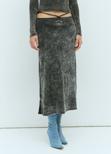 Diesel O-Rossi Midi Skirt Grey dsl0257011