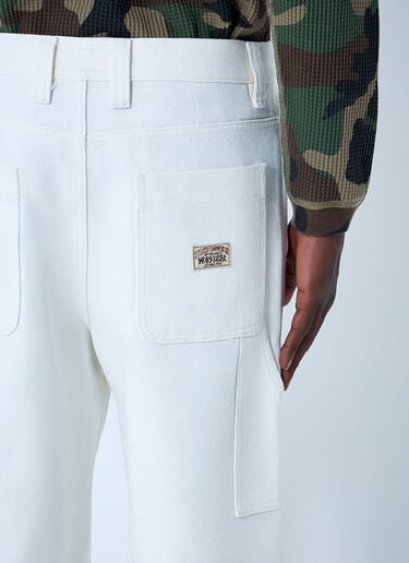 Stüssy Wide-Leg Trousers White sts0164012