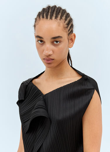Pleats Please Issey Miyake July 垂褶上衣 黑色 plp0258001