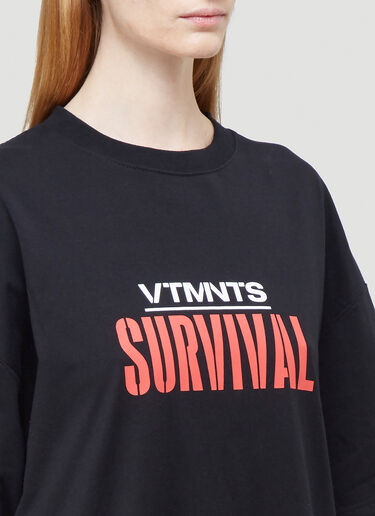 Vetements 10.10 Survival T-Shirt Black vet0310001