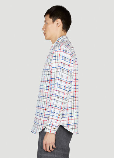 Thom Browne Check Tweed Jacket Blue thb0152002