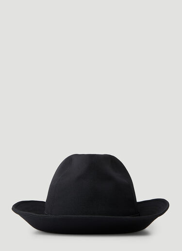 Yohji Yamamoto Fedora Hat Black yoy0148024