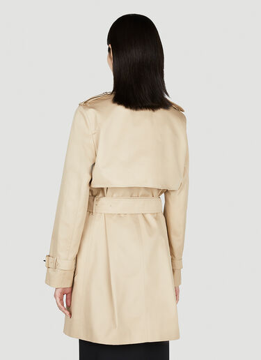 Burberry Check Trench Coat Beige bur0252008