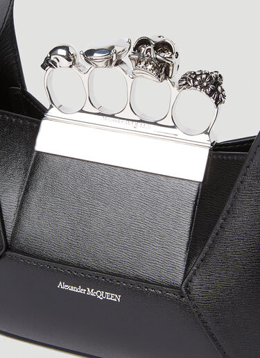 Alexander McQueen Jewelled Hobo Mini Bag Black amq0251043