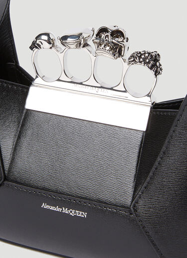 Alexander McQueen Jewelled 迷你新月包 黑色 amq0251043