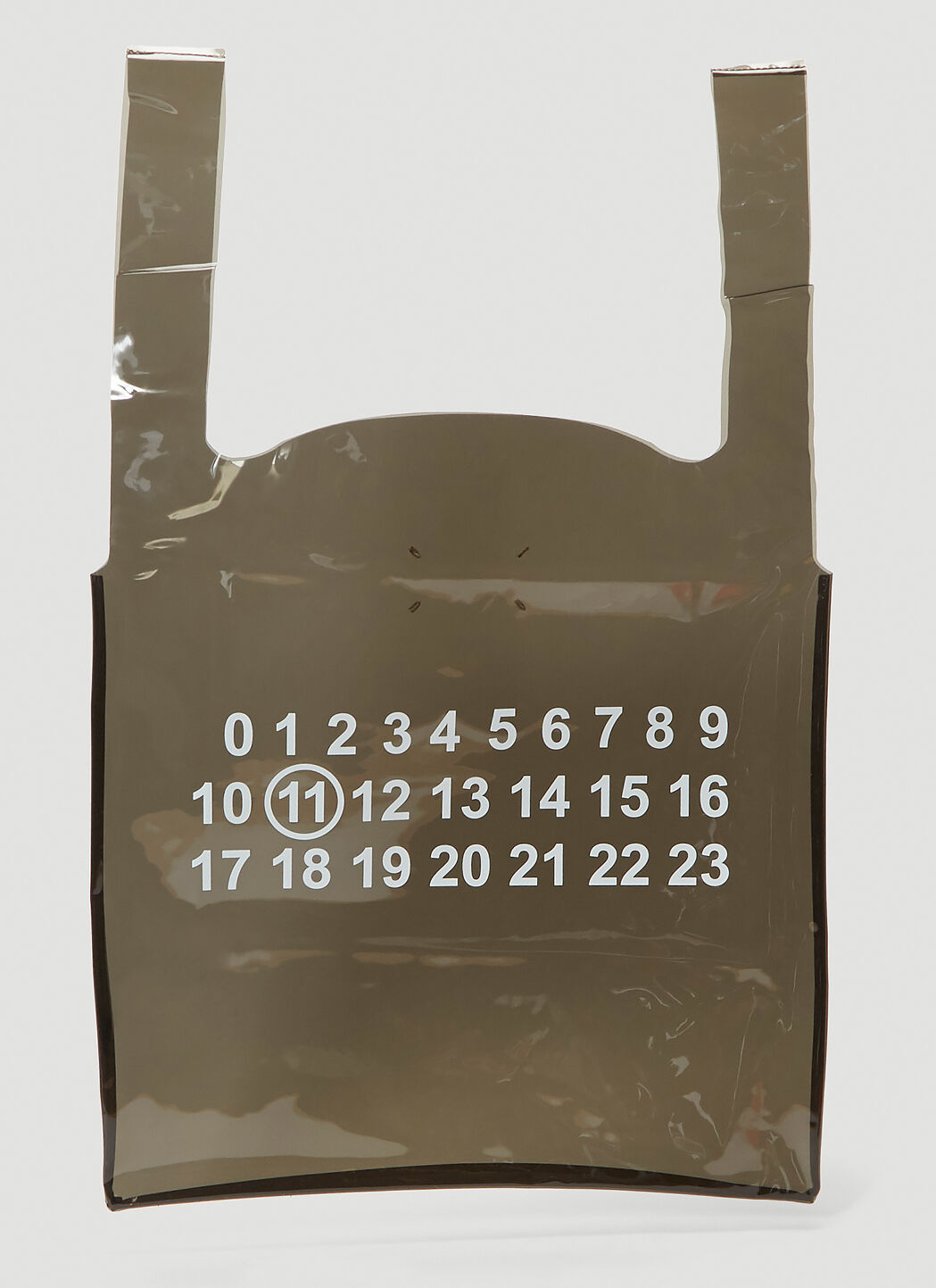 Maison margiela cheap transparent bag
