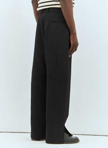 Jil Sander Panelled Wool Pants Black jil0157005