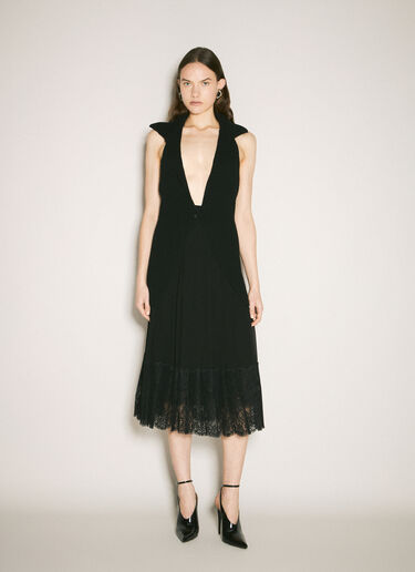 Dolce & Gabbana Pleated Skirt Black dol0258001