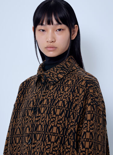 LN-CC® - Max Mara: Double-Faced Wool-Blend Overshirt - Black Max Mara Double-Faced Wool-Blend Overshirt Black max0266017