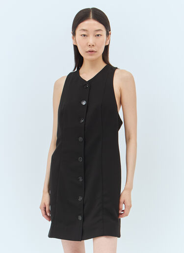 GANNI Women's' Twill Suiting Mini Dress in Black | LN-CC®