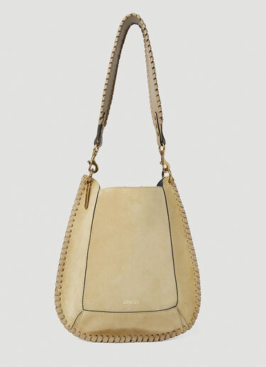 Isabel Marant Oskan Shoulder Bag Beige ibm0251016