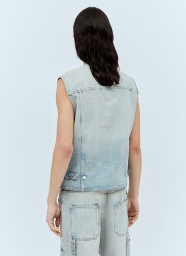 Courrèges Multiflex Denim Vest Blue cou0156003