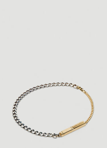 Bottega Veneta Curb Chain Bracelet Silver bov0149096