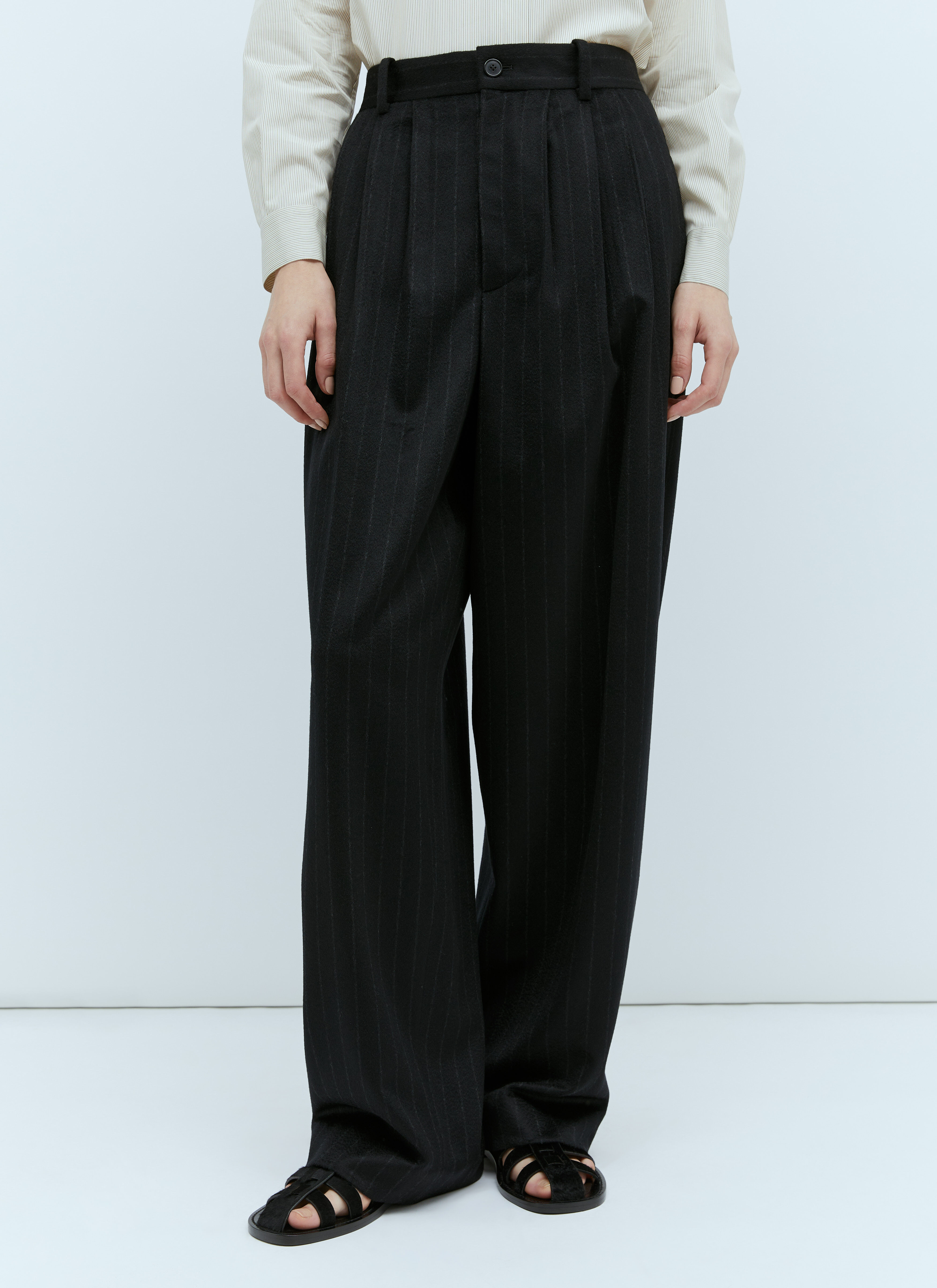 The Row Rufos Cashmere Pants Beige row0256025