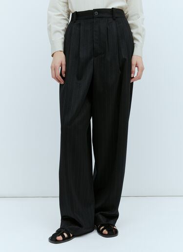 The Row Rufos Cashmere Pants Black row0253024