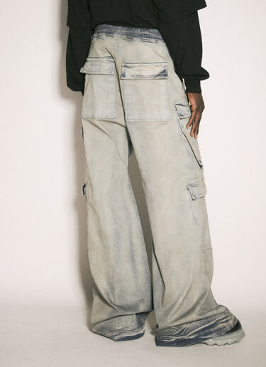 Rick Owens DRKSHDW Cargo Jumbo Belas Pants Light Blue drk0158006