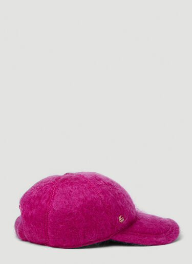 Gucci Mohair Baseball Hat Pink guc0251147