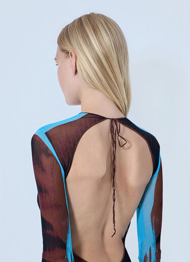 Jean Paul Gaultier Re-Edition La Robe Tennis Costume Long Dress Brown jpg0264009