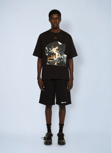 Cupid Paper Skate Logo T-Shirt Off-White Cupid Paper Skate Logo T-Shirt Black ofw0162057