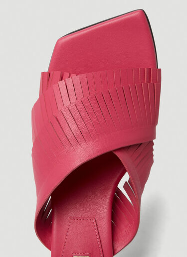 Reike Nen Cross Fringe Heeled Sandals Pink rkn0249004