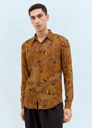 Dries Van Noten Celdon Shirt Brown dvn0158012