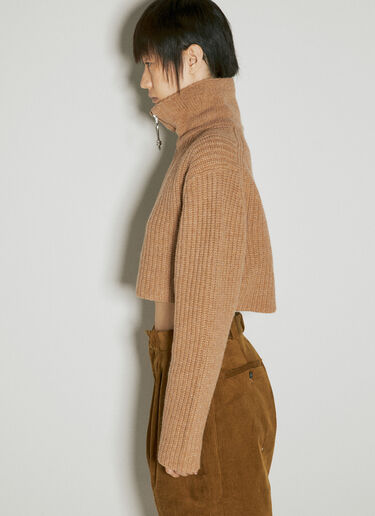 Kylo Zip Wool Sweater Eytys Kylo Zip Wool Sweater Beige eyt0254010