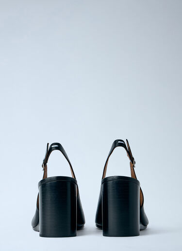 Maison Margiela Tabi Slingback Wedges Black mla0264015