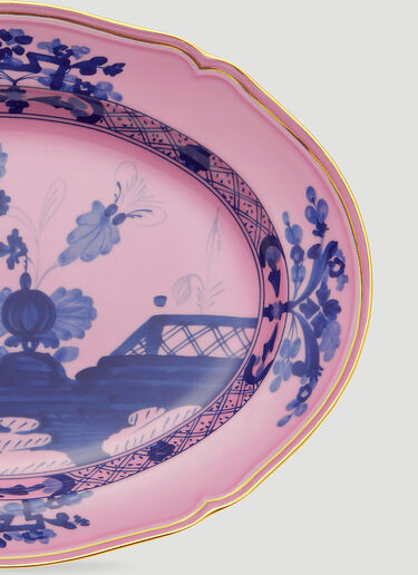 Ginori 1735 Oriente Italiano Oval Platter Pink wps0644496