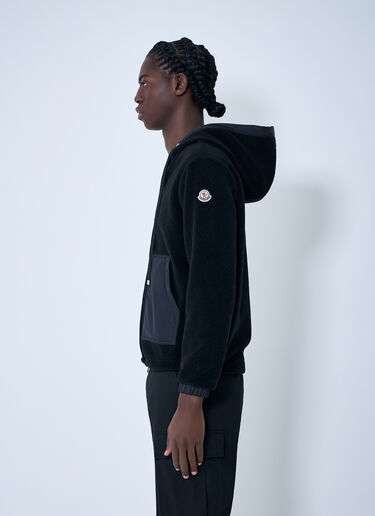 Moncler Teddy Zip-Up Cardigan Black mon0163042