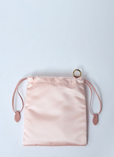 Miu Miu Satin Pouch Pink miu0259044