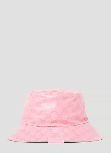 Gucci GG 자카드 버킷 햇 핑크 guc0154055