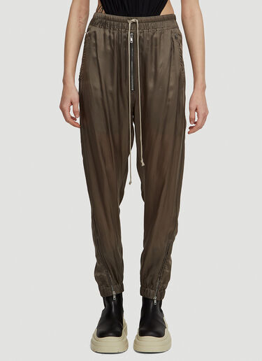 Rick Owens Tapered Track Pants Brown ric0247024