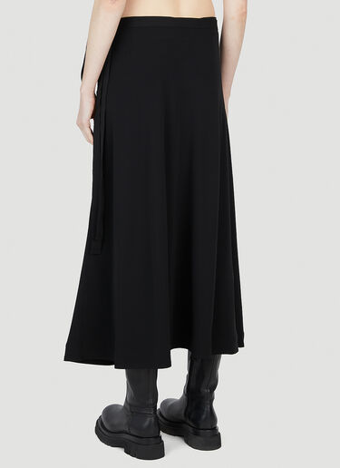 TOTEME Tie Waist Skirt Black tot0252009