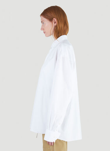 Raw-Edge Shirt Ader Error Raw-Edge Shirt White adr0344001