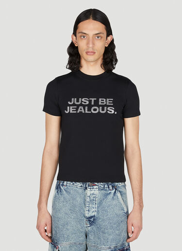 VETEMENTS 标语 T 恤 黑色 vet0151007