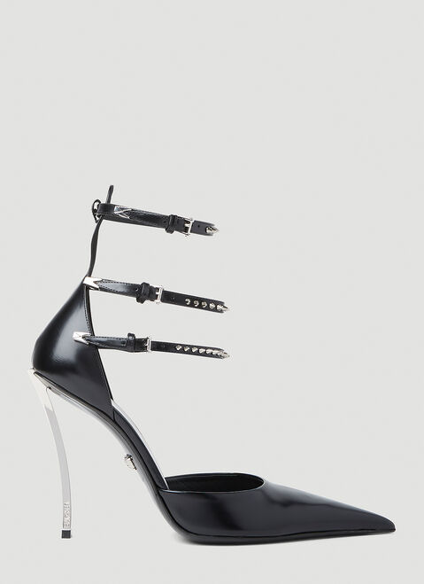 Versace Spiked Pin Point High Heels Pink vrs0249054
