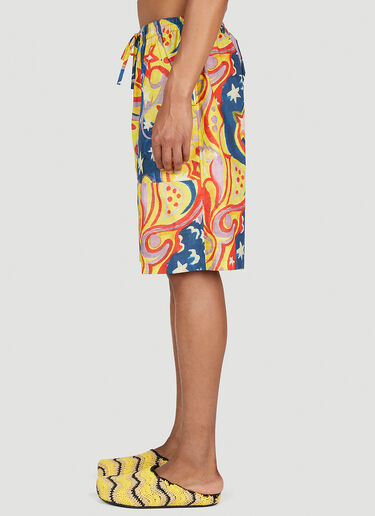 Marni x No Vacancy Galactic Paradise Bermuda Shorts Multicolour mvy0153007