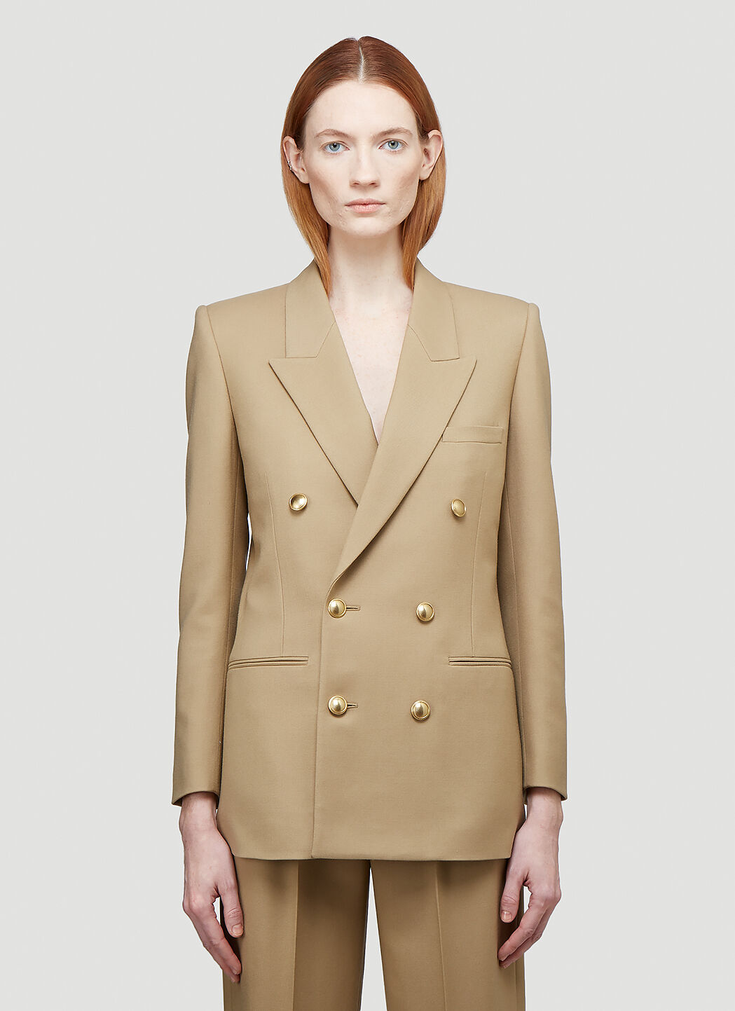 Saint laurent blazer womens on sale
