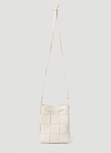 Bottega Veneta Small Cassette Bucket Bag Cream bov0253041