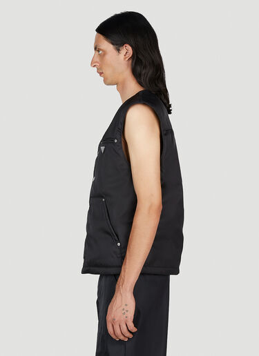 Prada Re-Nylon Padded Sleeveless Jacket Black pra0154007