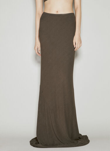Entire Studios Tink Maxi Skirt Brown ent0253029
