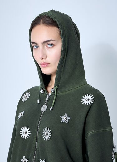 Chopova Lowena Dallas Hooded Sweatshirt Grey cho0360010