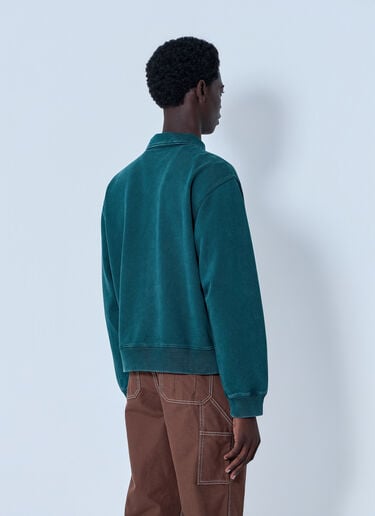 OTW by VANS x Julian Klincewicz Half-Zip Cotton Sweatshirt Green otj0164005