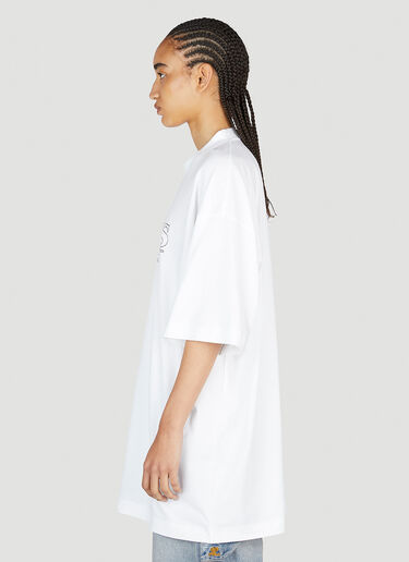ロゴTシャツ VETEMENTS ロゴTシャツ ホワイト vet0254013