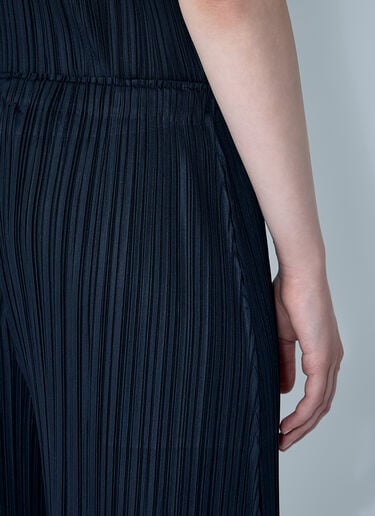 Pleats Please Issey Miyake Mellow Pleated Pants Blue plp0261006