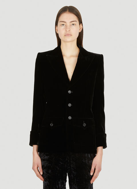 Gucci Velvet Jacket Burgundy guc0251293